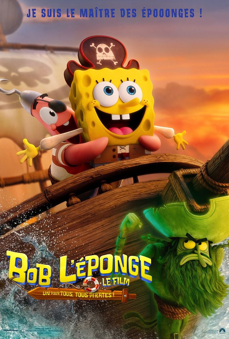 Bob l&rsquo;éponge – Le film : un pour tous, tous pirates !